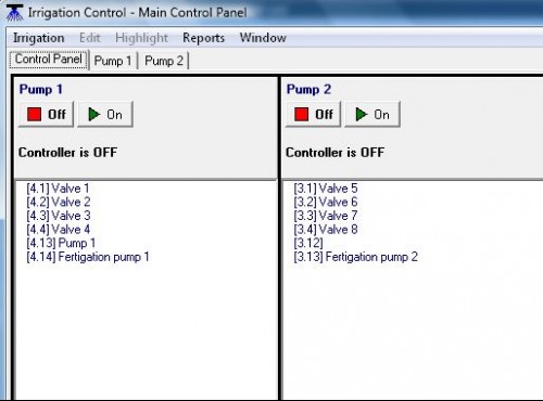 iNTELLiPUMP controller screen